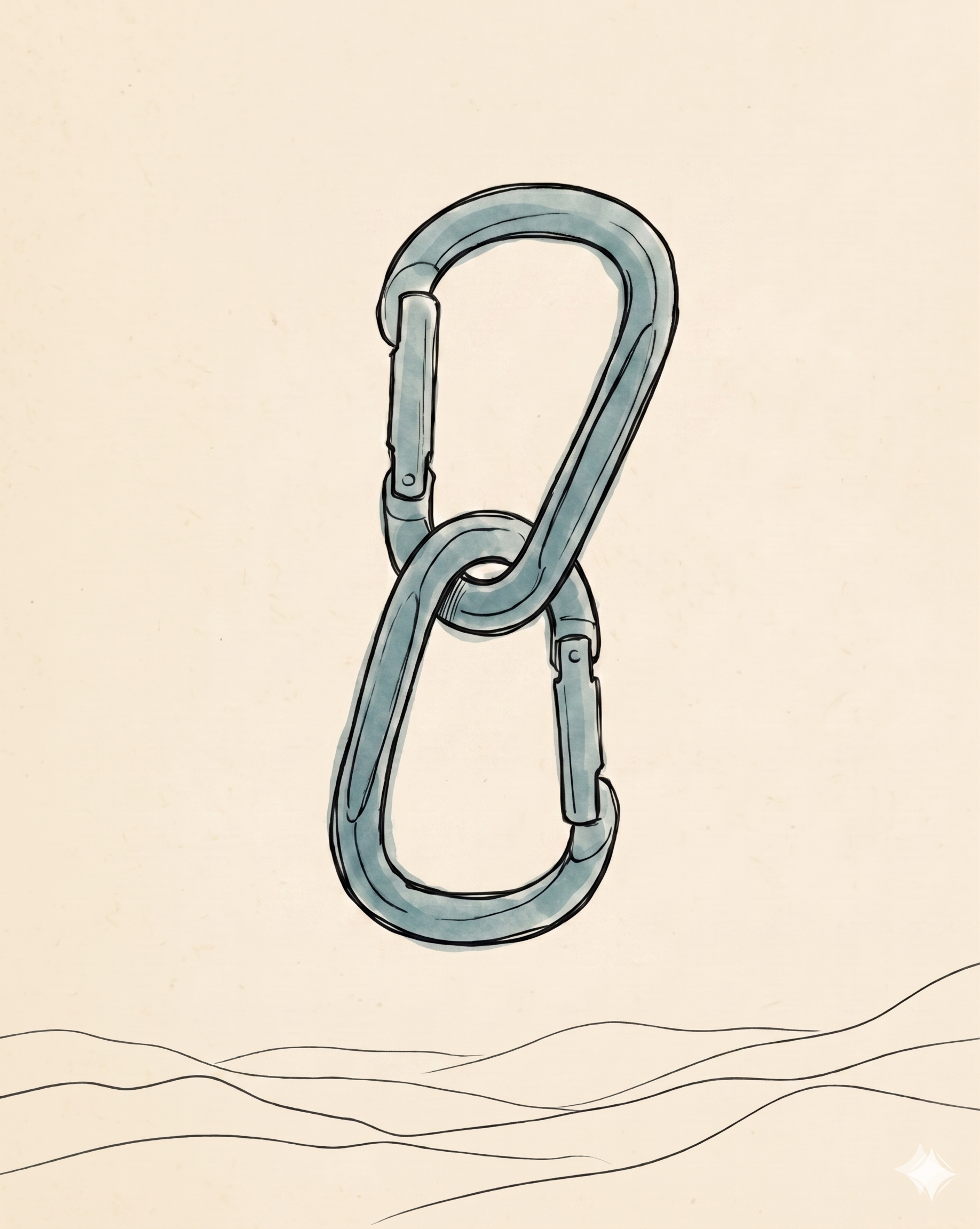 Hand-drawn bridge illustration